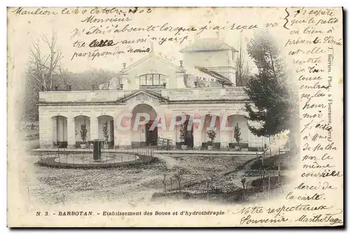 Cartes postales Barbotan Etablissement Des Boues Et D&#39Hydrotheraple