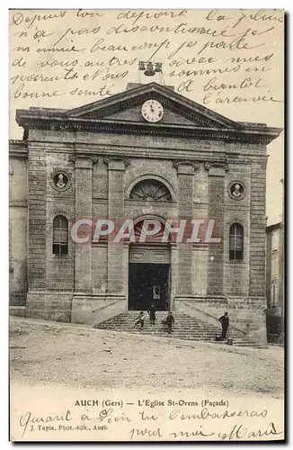 Cartes postales Auch L&#39Eglise St Orens Facade
