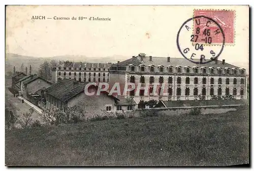 Cartes postales Auch Casernes Du 88eme d&#39infanterie Militaria