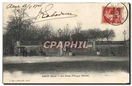 Cartes postales Auch Les allees d&#39Etigny Entree