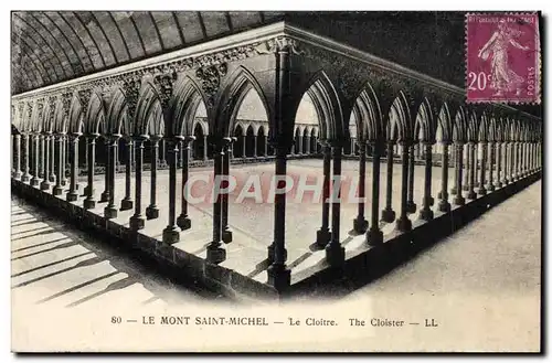 Cartes postales Le Mont Saint Michel Le Cloitre