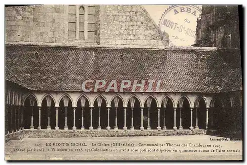 Cartes postales Le Mont Saint Michel Le Cloitre
