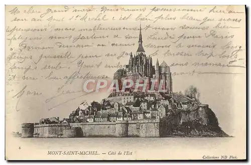 Ansichtskarte AK Le Mont Saint Michel Abbaye Refectoire des moines