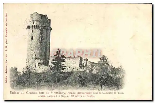 Ansichtskarte AK Ruines du chateau de Montlhery