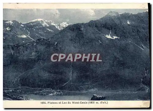 Cartes postales Plateau Et Lac Du Mont Cenis