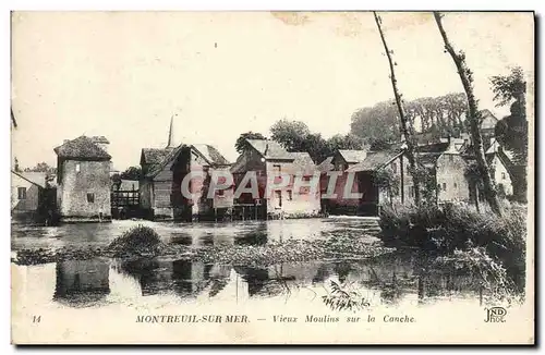 Cartes postales Montreuil Sur Mer Vieux Moulins Sur La Canche