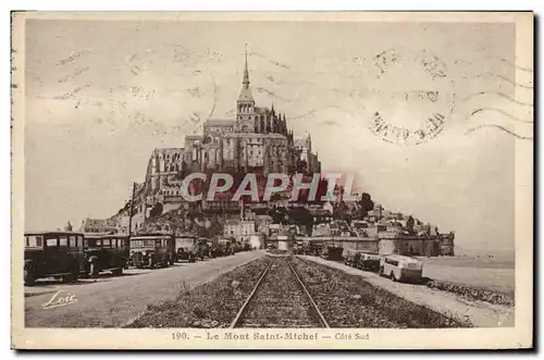Cartes postales Le Mont Saint Michel Cote Sud Automobile