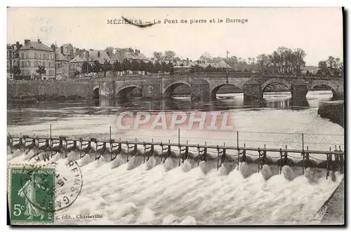 Cartes postales Mezieres Le Pont De Pierre Et Le Barrage