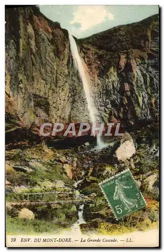 Cartes postales Environs Du Mont Dore La Grande Cascade