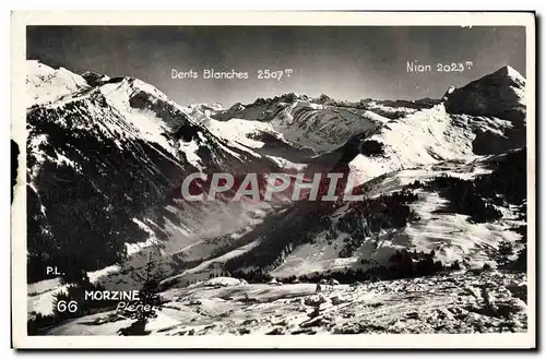 Cartes postales moderne Morzine Dents blanches Nion