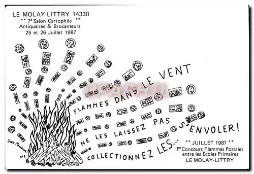 Cartes postales moderne Le Molay Littry Salon cartophil