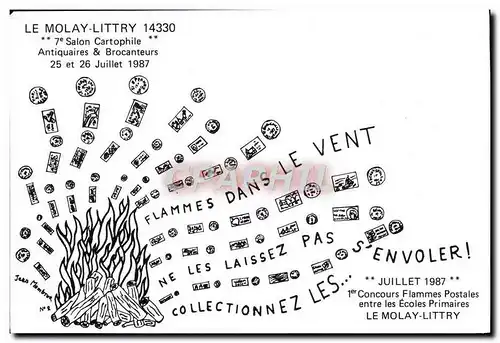 Moderne Karte Le Molay Littry Salon cartophil