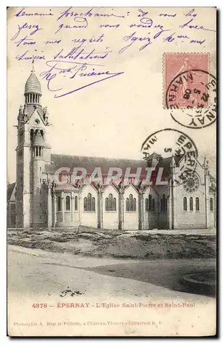 Cartes postales Epernay L'Eglise Saint Pierre Et Saint Paul
