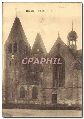 Cartes postales Ecouis Eglise De Cote