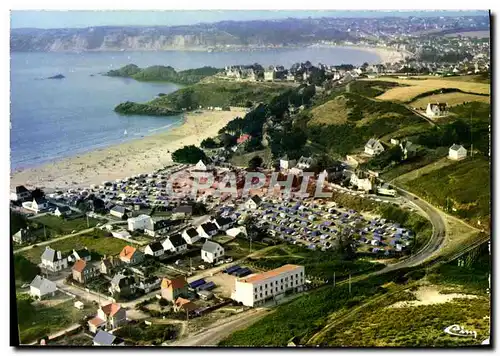 Moderne Karte Erquy Vue Generale Aerienne De Caroual etu vue sur le port