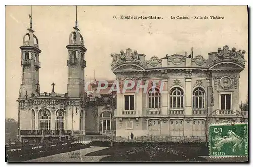 Cartes postales Enghien Les Bains Le Casino Salle De Theatre