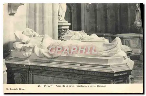 Cartes postales Dreux Chapelle St Louis Tombeau Du Duc De Nemours