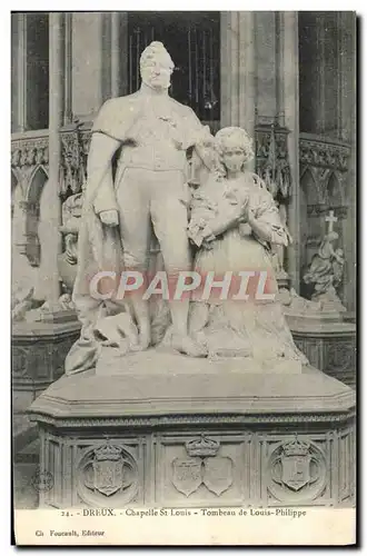 Ansichtskarte AK Dreux Chapelle St Louis Tombeau De Louis Philippe