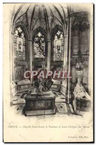 Ansichtskarte AK Dreux Chapelle St Louis Tombeau De Louis Philippe par Mercie