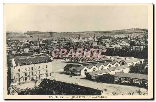 Cartes postales Evreux Quartier De Cavalerie Militaria Cheval