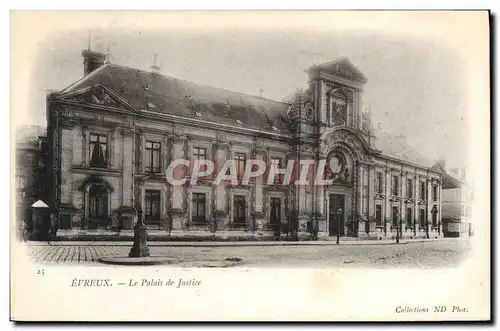 Ansichtskarte AK Evreux Le Palais De Justice