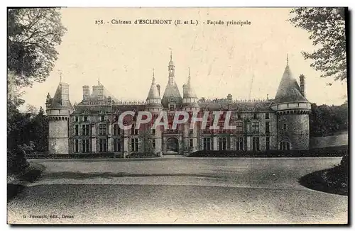 Cartes postales Chateau D&#39Esclimont Facade Principale