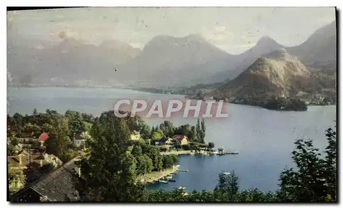 Cartes postales moderne Annecy Le Lac Et La Station De Talloires