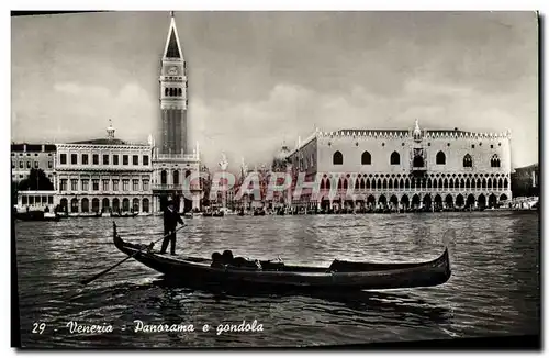 Cartes postales moderne Venezia Panorama e Gondola