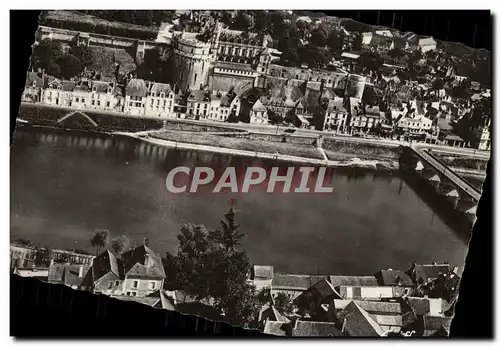 Cartes postales moderne Amboise Le Chateau Et La Loire Cachet perle Charge