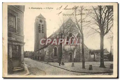 Cartes postales Champigny L&#39Eglise