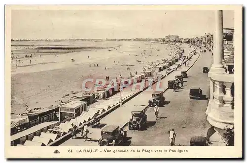 Cartes postales La Baule Vue Generale De La Plage Vers Le Pouliguen