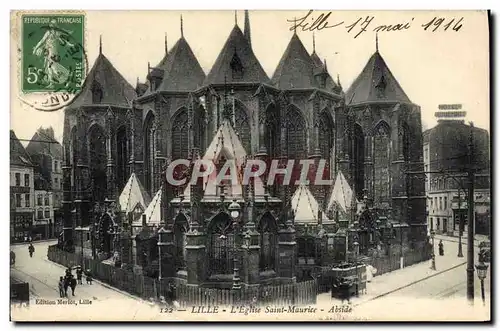 Cartes postales Lille L&#39Eglise Saint Maurice Abside