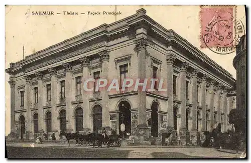 Cartes postales Saumur Theatre Facade Principale