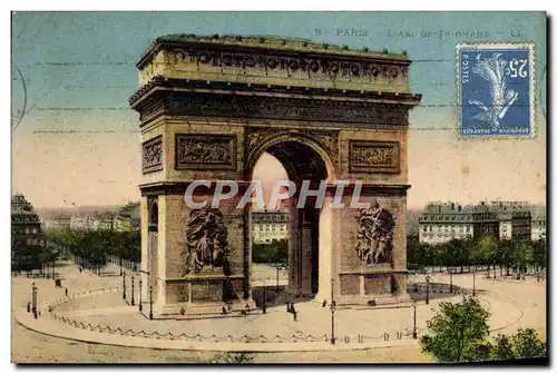 Cartes postales Paris L&#39Arc De Triomphe