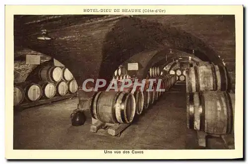 Cartes postales Hotel Dieu De Beaune Une vue des caves Vin Vignoble