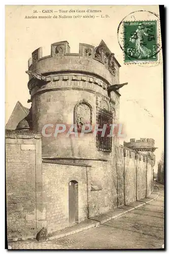 Cartes postales Caen Tour Des Gens D&#39Armes Ancien Manoir De Nollens