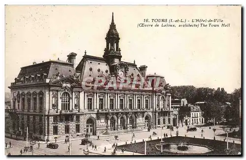 Cartes postales Tours L&#39Hotel De Ville