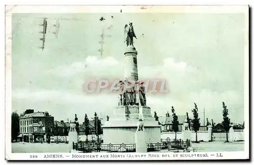 Cartes postales Amiens Monument Aux Morts