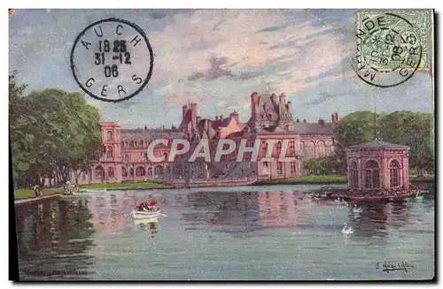 VINTAGE POSTCARD Castle of Fontainebleau�