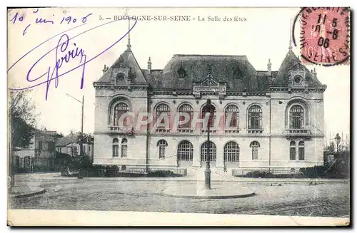 Cartes postales Boulogne Sur Seine La Salle des fetes