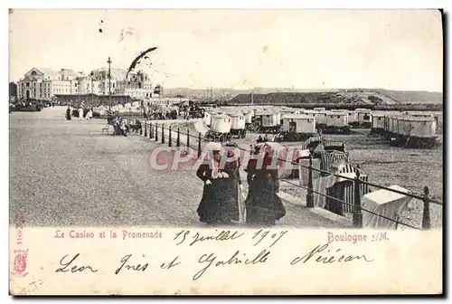 Cartes postales Boulogne Sur Mer Le Casino et la Promenade