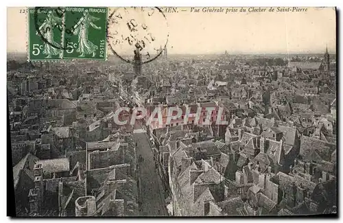 Cartes postales Caen Vue Generale Prise du Clocher de Saint Pierre