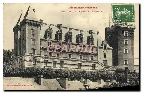 Cartes postales Pau Le Chateau D'Henri IV