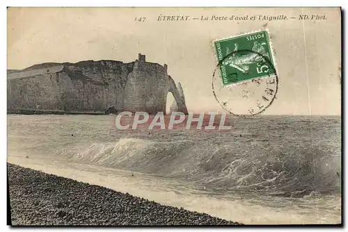 Cartes postales Etretat La Porte d&#39Aval et L&#39Aiguille