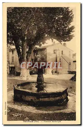 Cartes postales Salernes Fontaine Historique