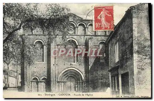 Cartes postales Cadouin Facade de l&#39Eglise