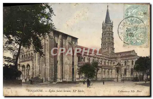 Cartes postales Toulouse Eglise Saint Sernin