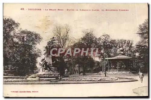 Cartes postales Toulouse Le Grand Rond Statue de Clemence Pzaure