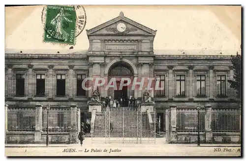 Cartes postales Agen Le Palais de Justice