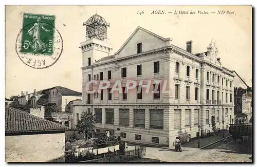 Cartes postales Agen L&#39Hotel des Postes